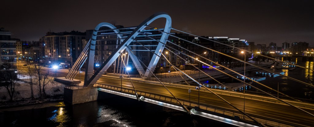 Лазаревский мост,  - Фото с квадрокоптера