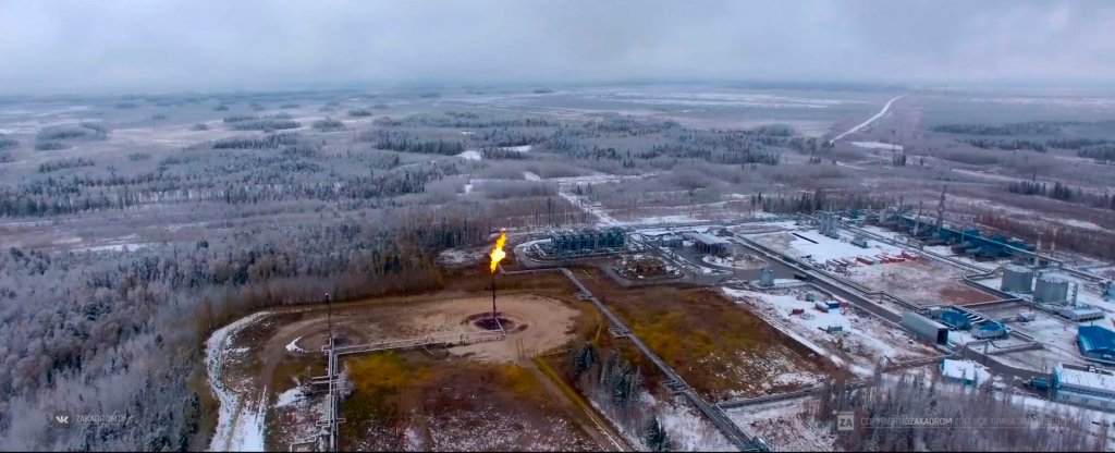 Буровая Сургутнефтегаз, Сургут - Фото с квадрокоптера