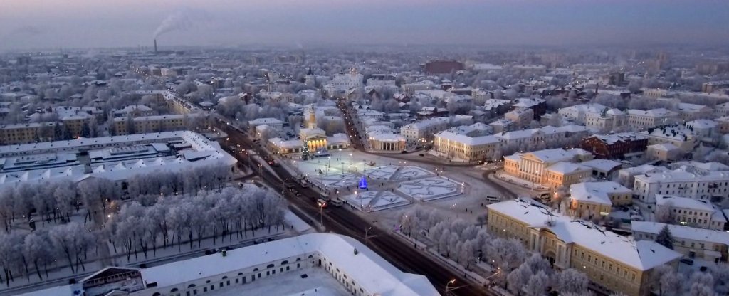 Город, похожий на Питер., Кострома - Фото с квадрокоптера