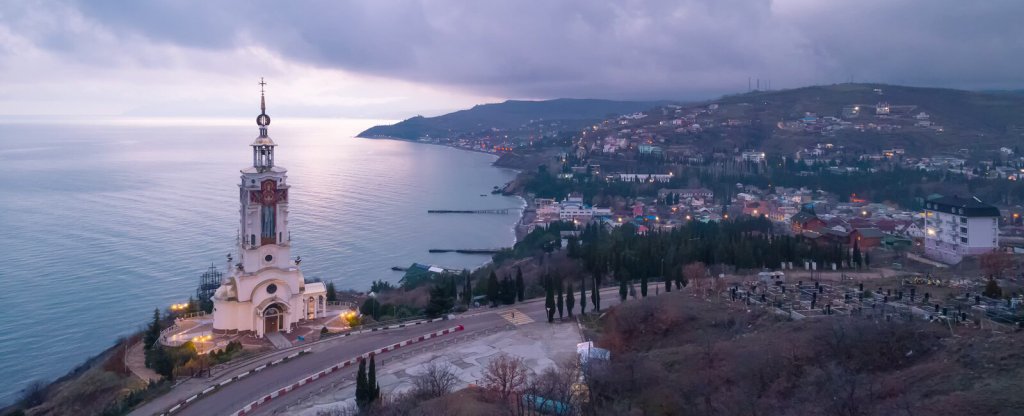 Храм - маяк,  - Фото с квадрокоптера