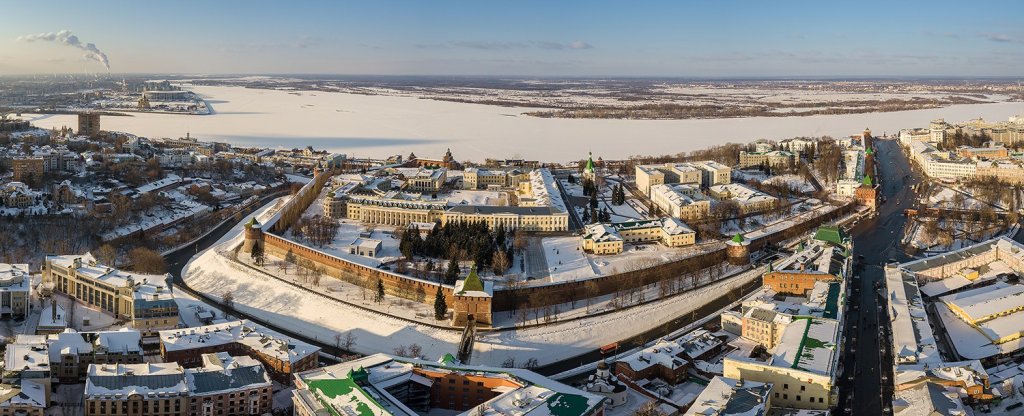 Нижегородский кремль,  - Фото с квадрокоптера
