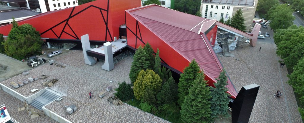 Кинотеатр,  - Фото с квадрокоптера