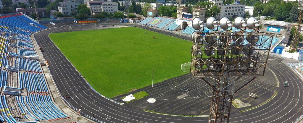 Стадион,  - Фото с квадрокоптера