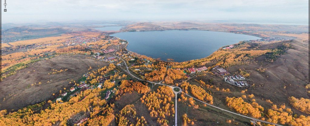 ГЛЦ Банное. Панорама с квадрокоптера, Магнитогорск - Фото с квадрокоптера