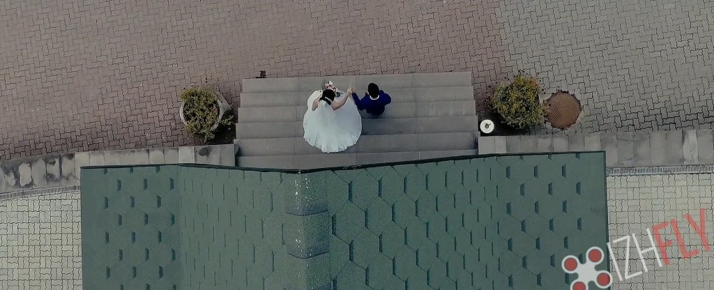 Аэросъемка свадеб Ижевск, Казань, Пермь, Уфа., Ижевск - Фото с квадрокоптера