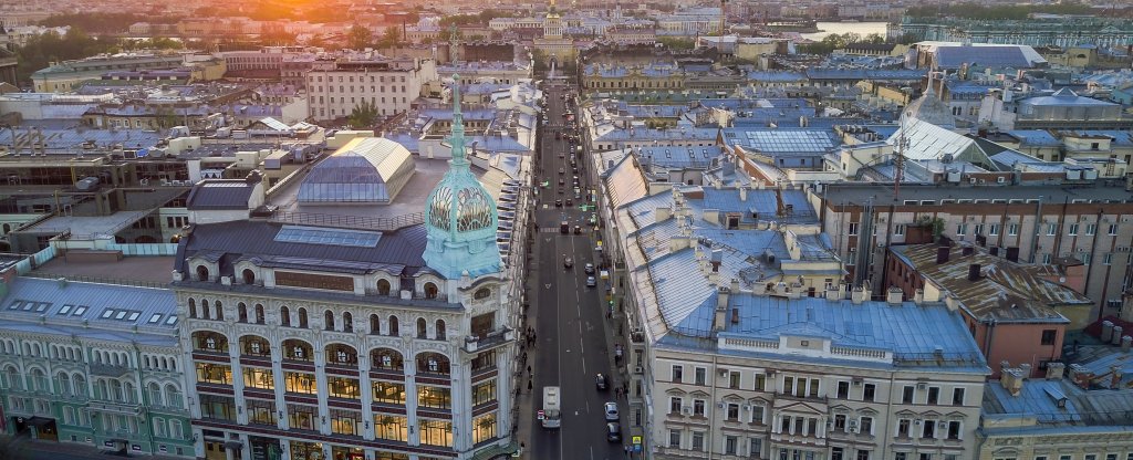 Au Pont Rouge, Санкт-Петербург - Фото с квадрокоптера