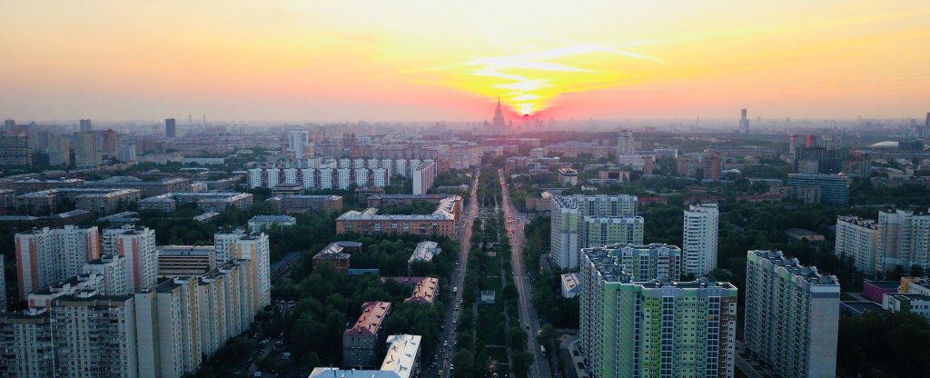 Moscow Sunset, Москва - Фото с квадрокоптера