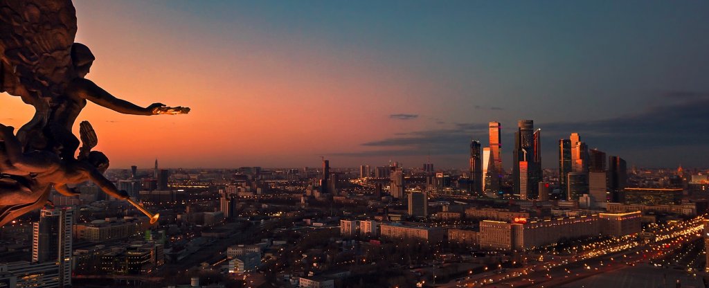 Парк победы,  - Фото с квадрокоптера