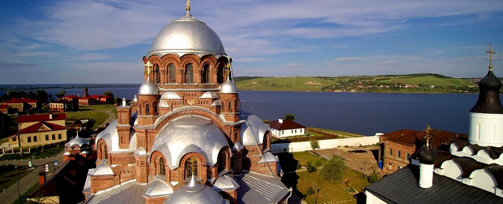 Остров Свияжск,  - Фото с квадрокоптера