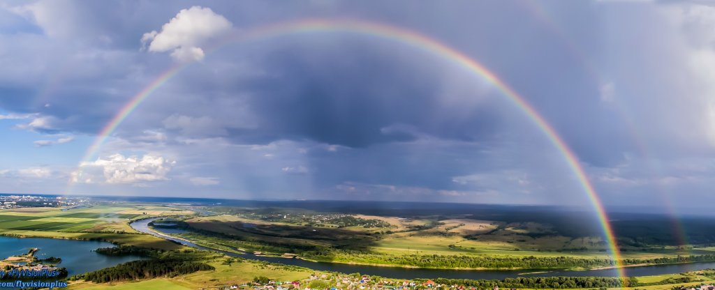 Радуга (панорама), Серпухов - Фото с квадрокоптера