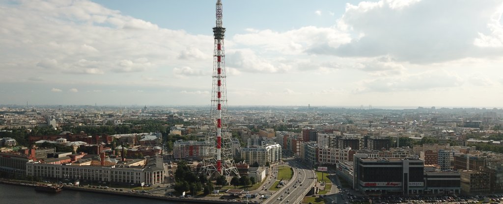 Телебашня,  - Фото с квадрокоптера