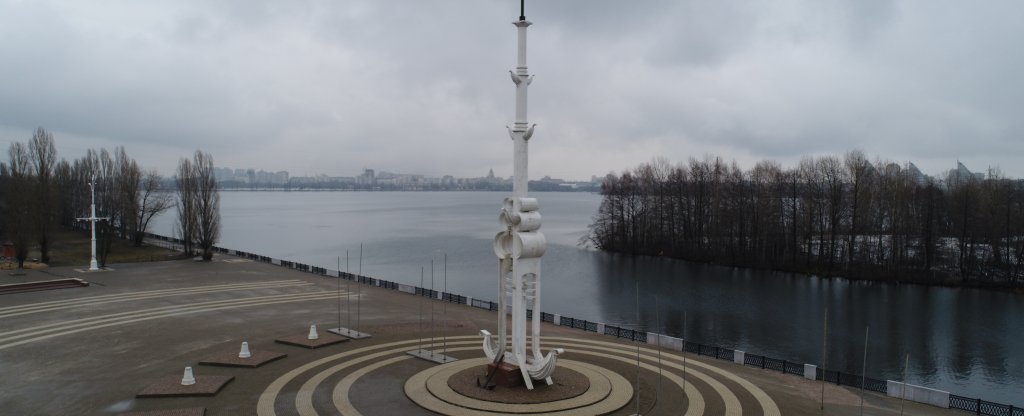 Адмиралтейская площадь, Воронеж,  - Фото с квадрокоптера