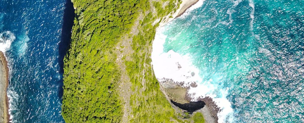 ⌘ Kelingking Beach, Nusa Penida Island,  - Фото с квадрокоптера