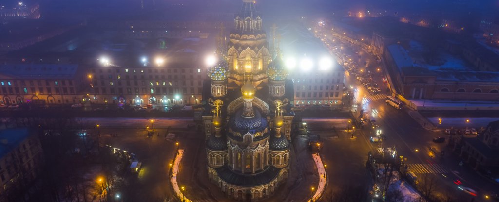 Храм Спаса-на-крови, Санкт-Петербург - Фото с квадрокоптера