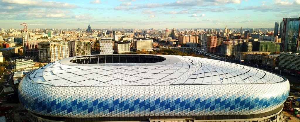 Стадион,  - Фото с квадрокоптера