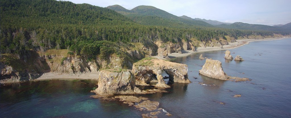 Мыс Птичий, остров Сахалин., Южно-Сахалинск - Фото с квадрокоптера