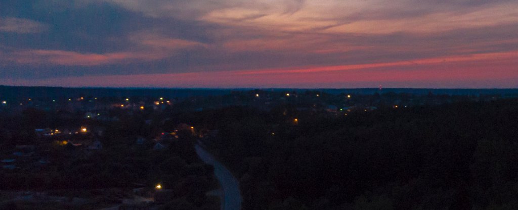 Один на дороге,  - Фото с квадрокоптера