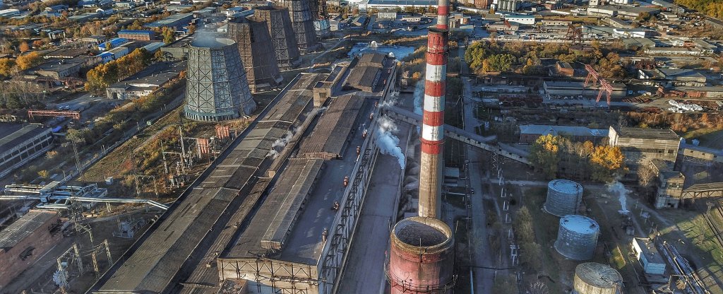 В поисках отопления, Хабаровск - Фото с квадрокоптера