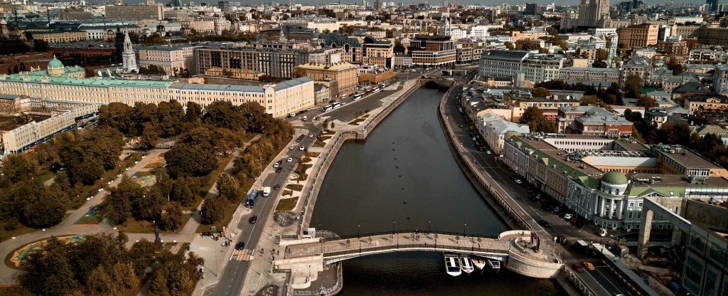 Болотная набережная, Москва - Фото с квадрокоптера