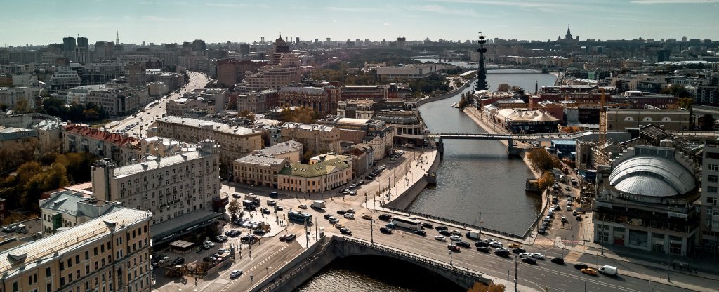 Солнечный октябрь 2018, Москва - Фото с квадрокоптера