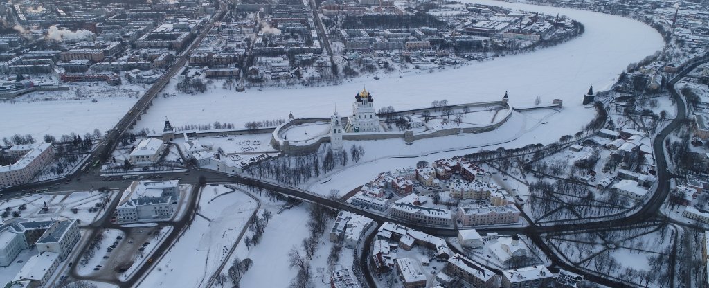 Кром, Псков - Фото с квадрокоптера