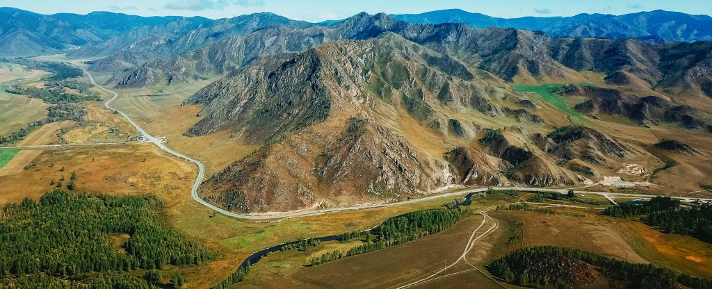 Горный Алтай, Онгудай - Фото с квадрокоптера