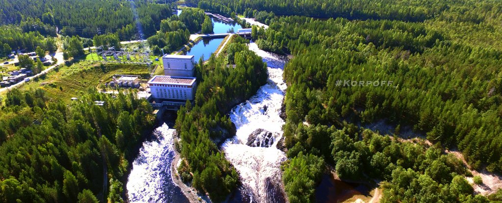 Гирвасский водосброс, Петрозаводск - Фото с квадрокоптера