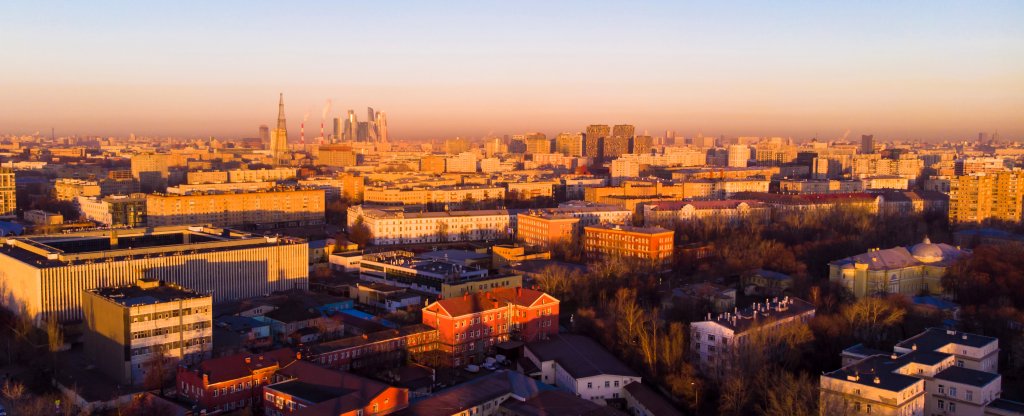 Фото москвы с квадрокоптера