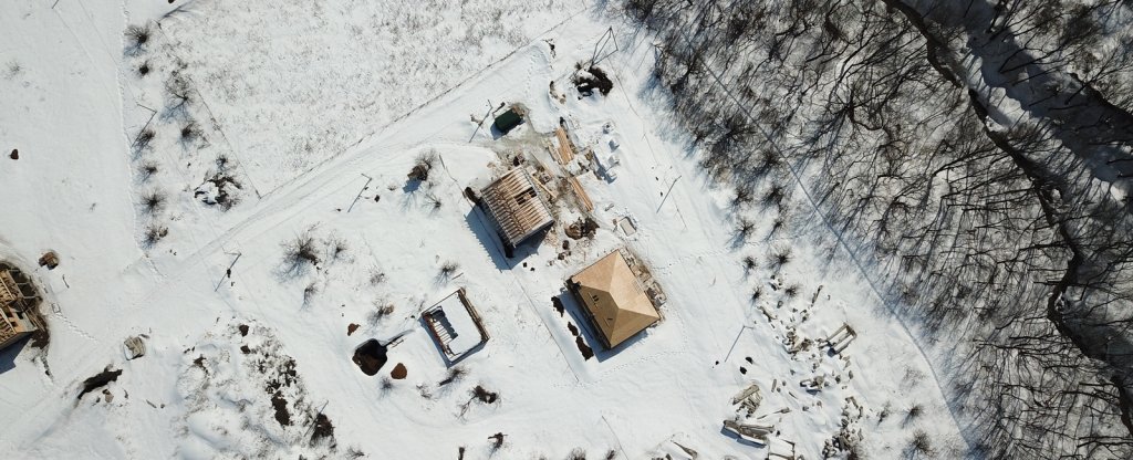Фото нового коттеджного поселка г. Саратов, Саратов - Фото с квадрокоптера