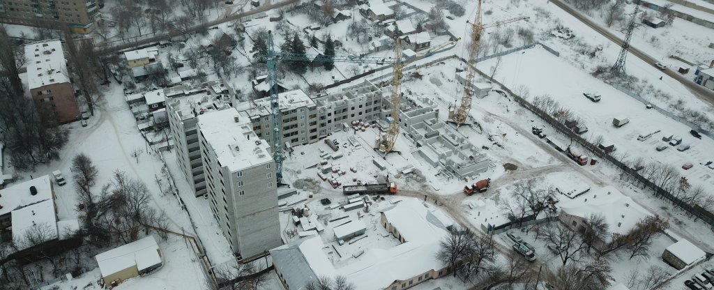 Фото новостройки в ленинском районе г. Саратов, Саратов - Фото с квадрокоптера