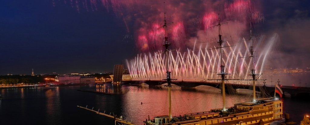 Алые Паруса 2018, Санкт-Петербург - Фото с квадрокоптера