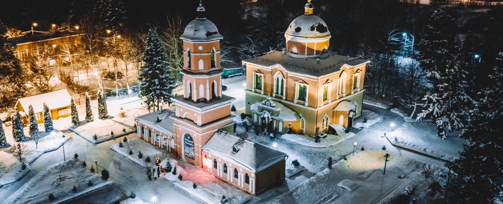 Рождество,  - Фото с квадрокоптера