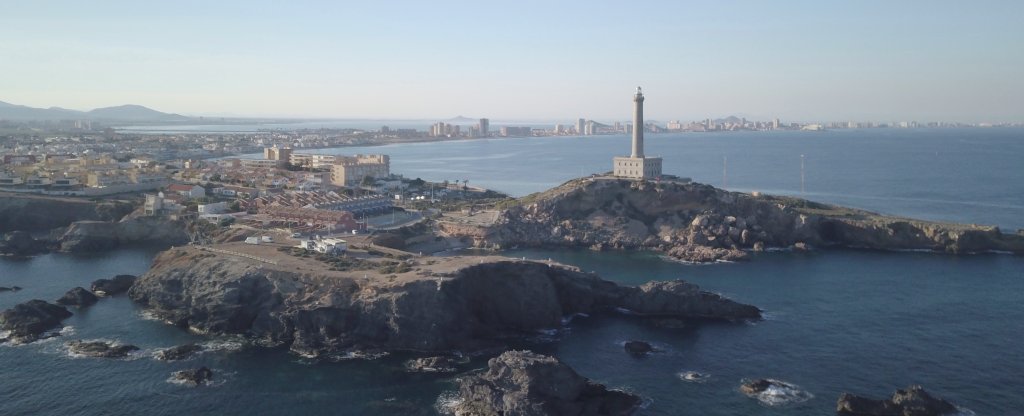 Маяк,  - Фото с квадрокоптера