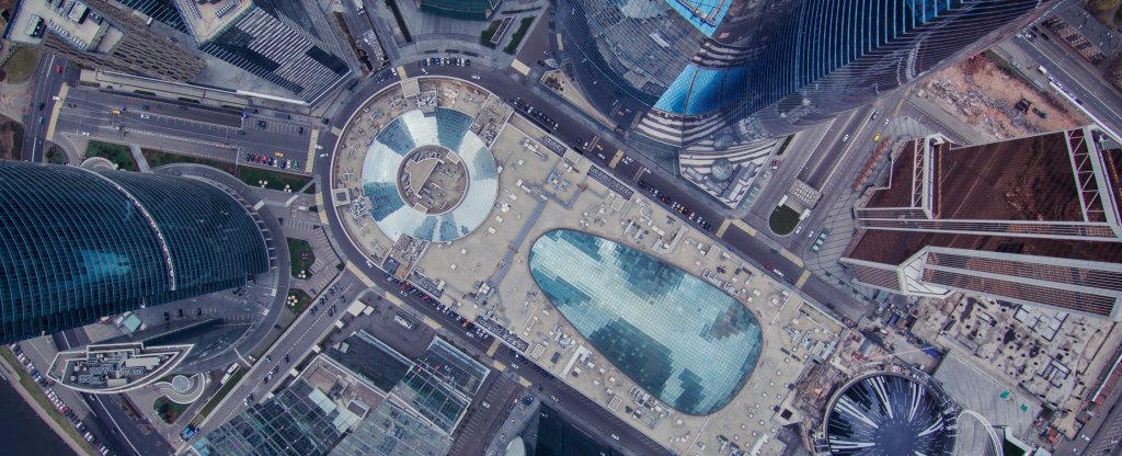 Москва-сити с высоты 500 метров, Москва - Фото с квадрокоптера