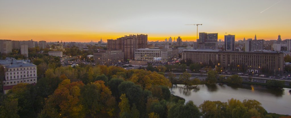 Лефортовский парк, Москва - Фото с квадрокоптера