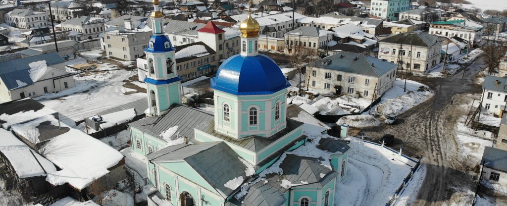 Церковь Успения Пресвятой Богородицы,  - Фото с квадрокоптера