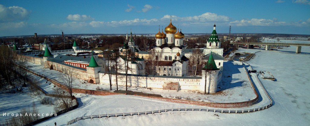 Монастырь. Панорама.,  - Фото с квадрокоптера