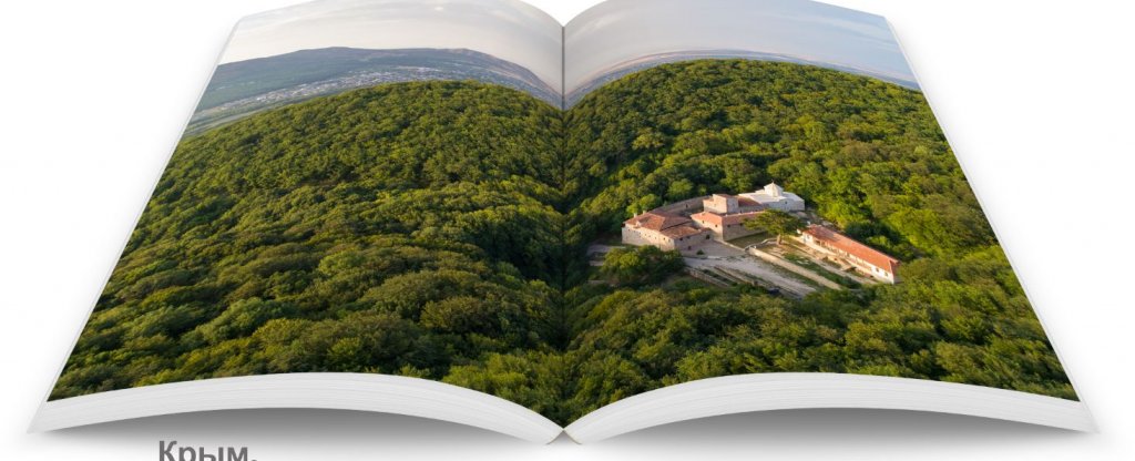 Монастырь Сурб Хач. Крым., Старый Крым - Фото с квадрокоптера