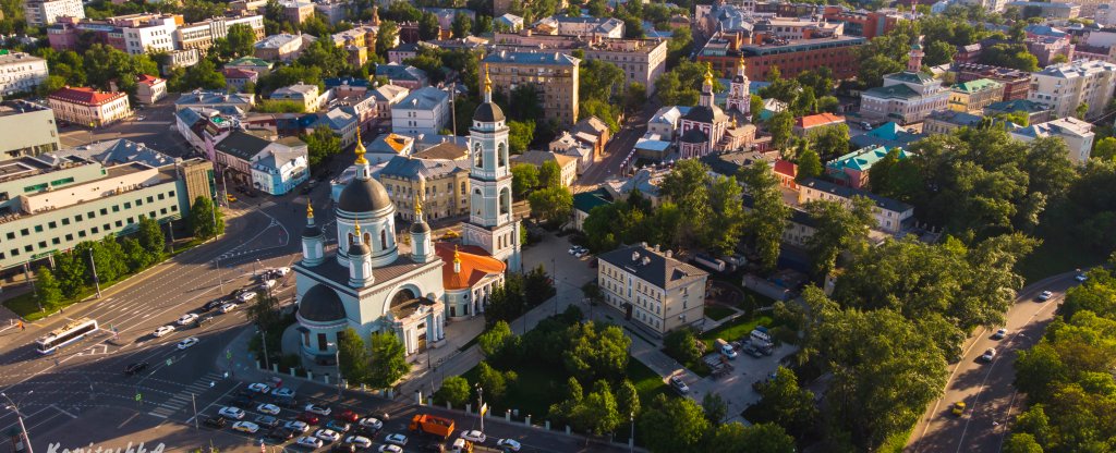 Симоновский монастырь Москва с коптера панорама