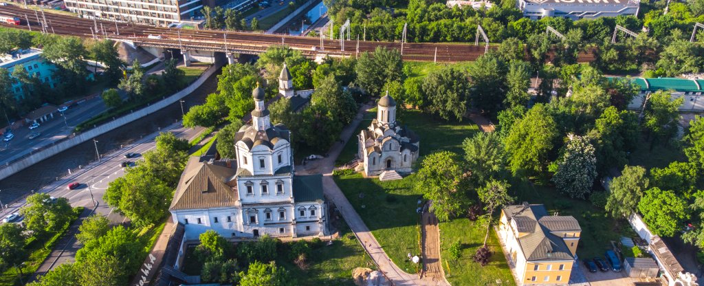 г. Москва Спасо-Андроников монастырь,  - Фото с квадрокоптера