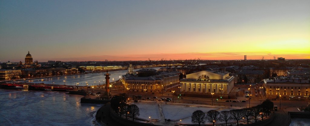 Стрелка Васильевского острова, Санкт-Петербург, Санкт-Петербург - Фото с квадрокоптера