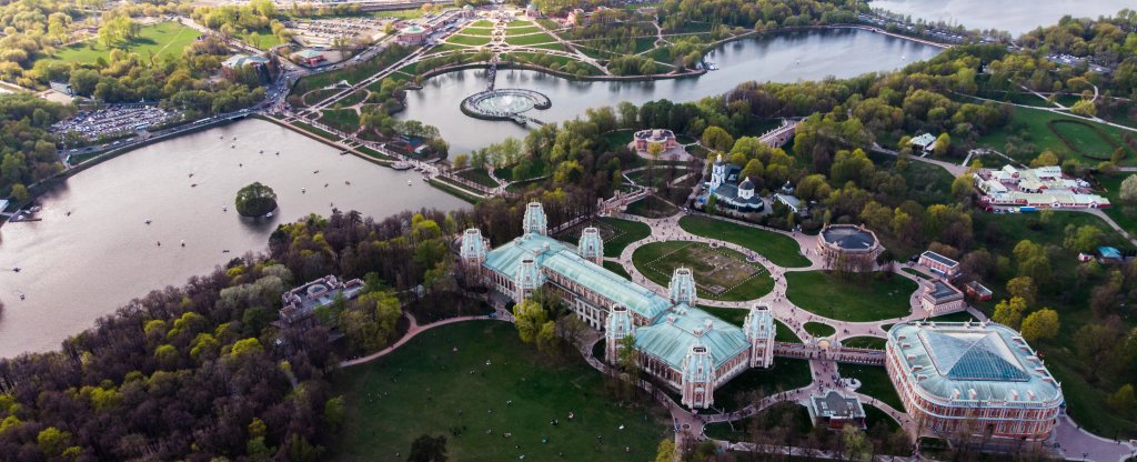 Парк Царицыно, Москва - Фото с квадрокоптера