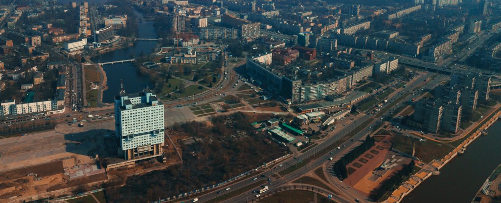 Дом советов,  - Фото с квадрокоптера