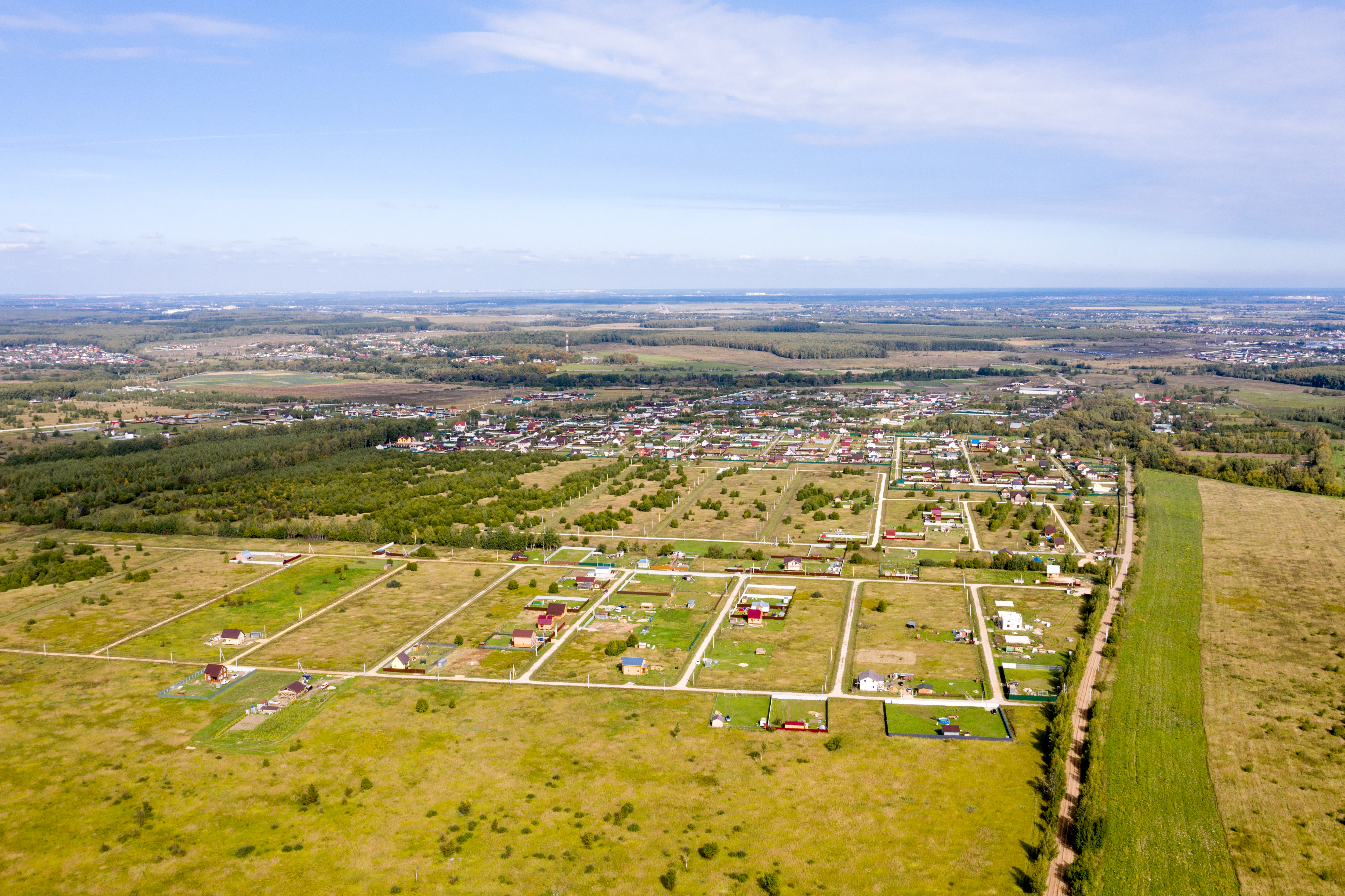 Красное село с высоты птичьего полета