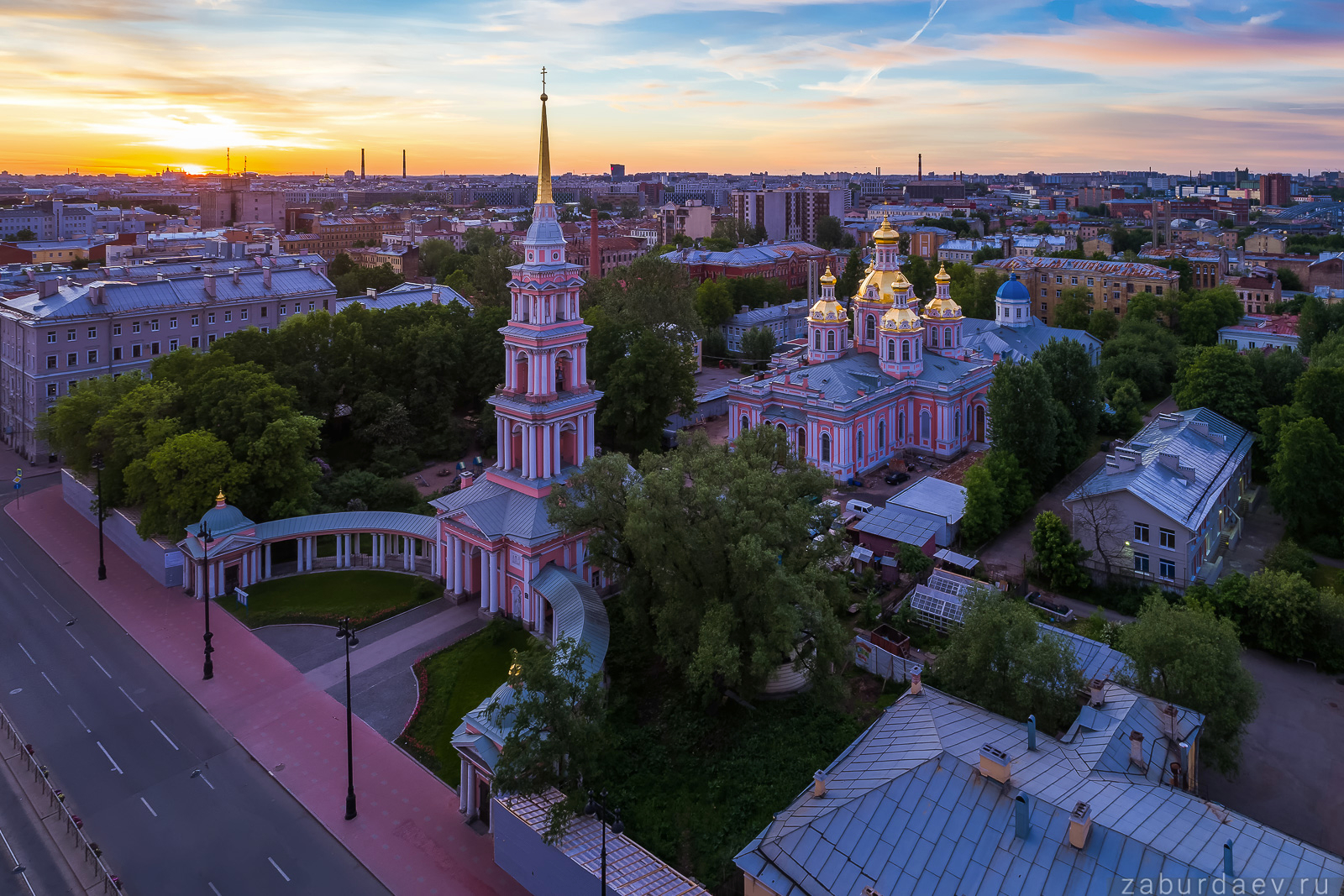 Церковь с квадрокоптера