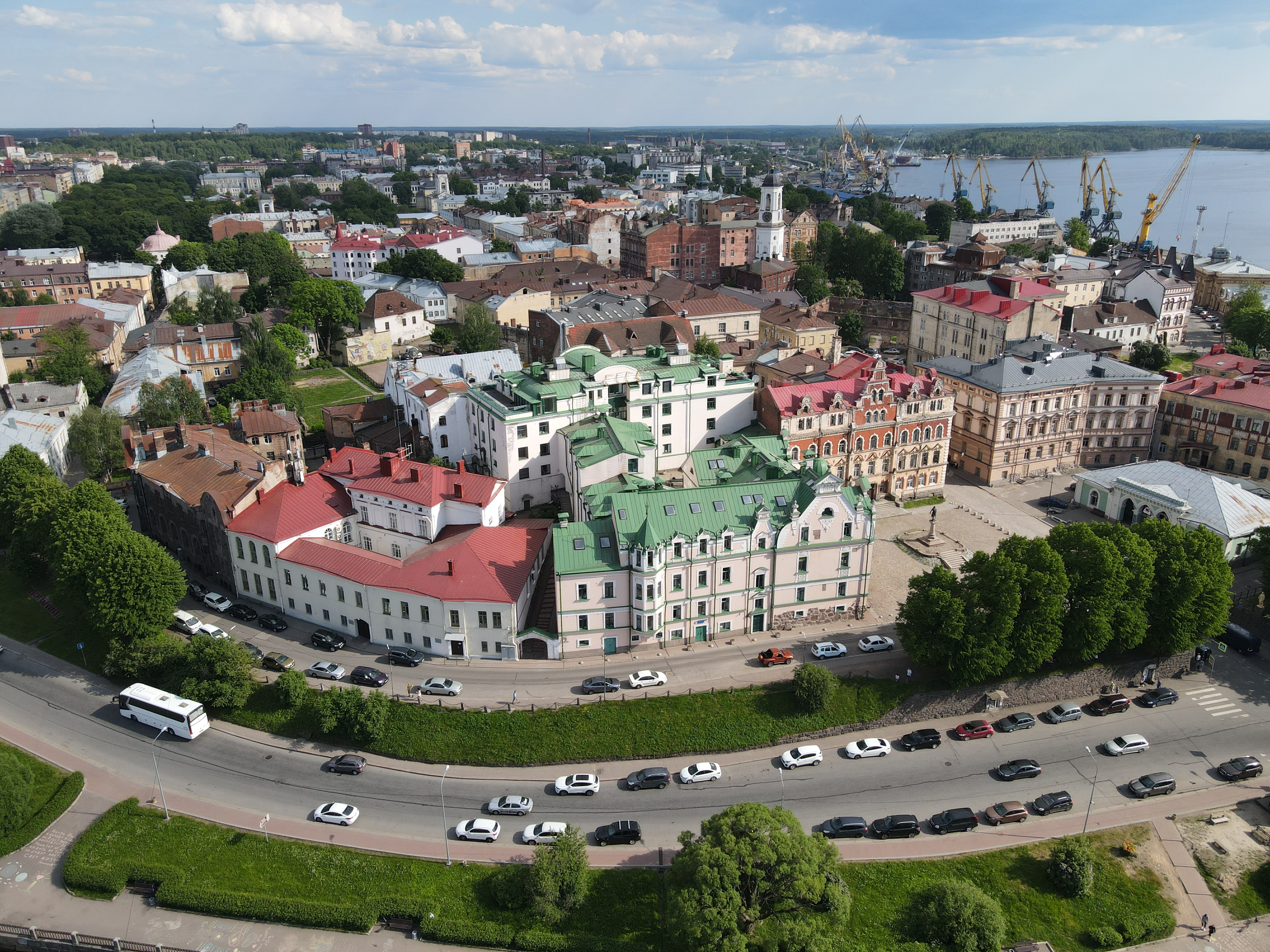 Город выборг старый город фото