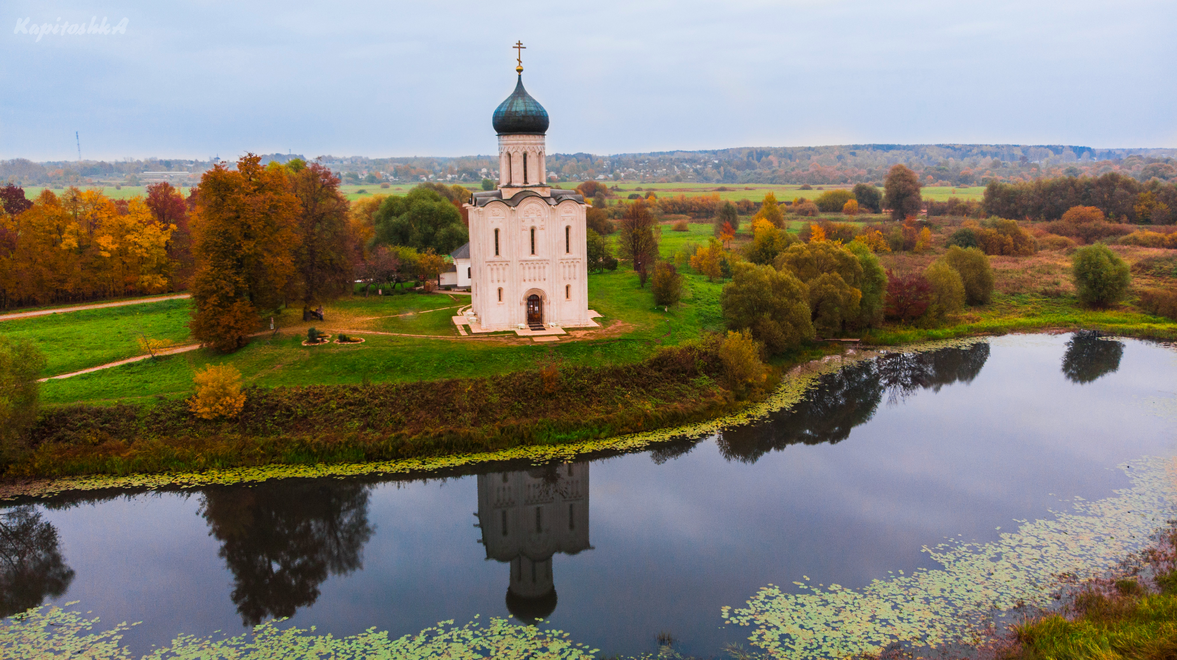 Церковь с квадрокоптера