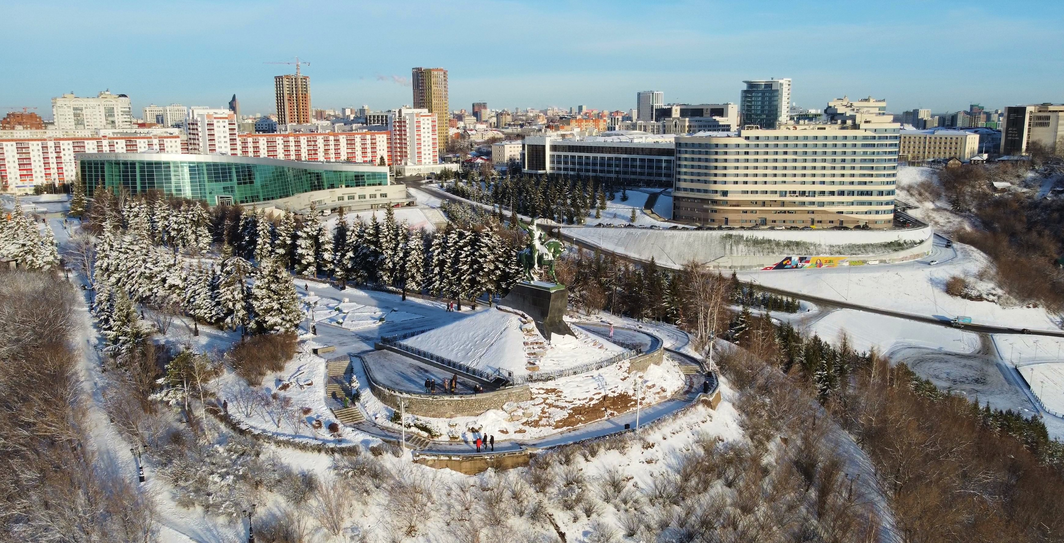 УФА. САЛАВАТ ЮЛАЕВ. - Фото с высоты птичьего полета, съемка с квадрокоптера  - PilotHub