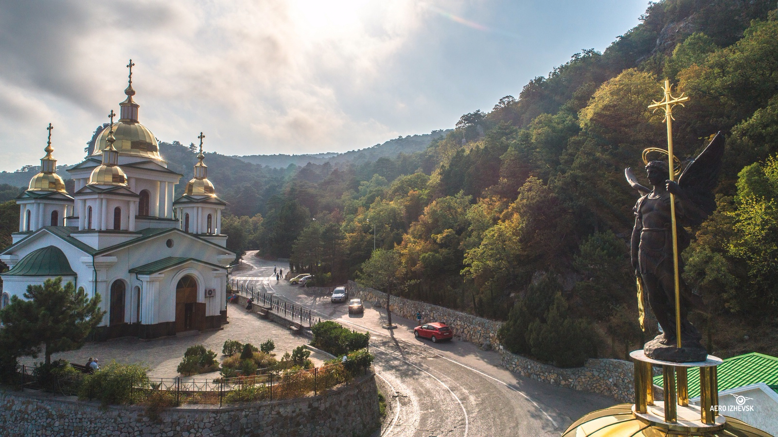 Церковь с квадрокоптера