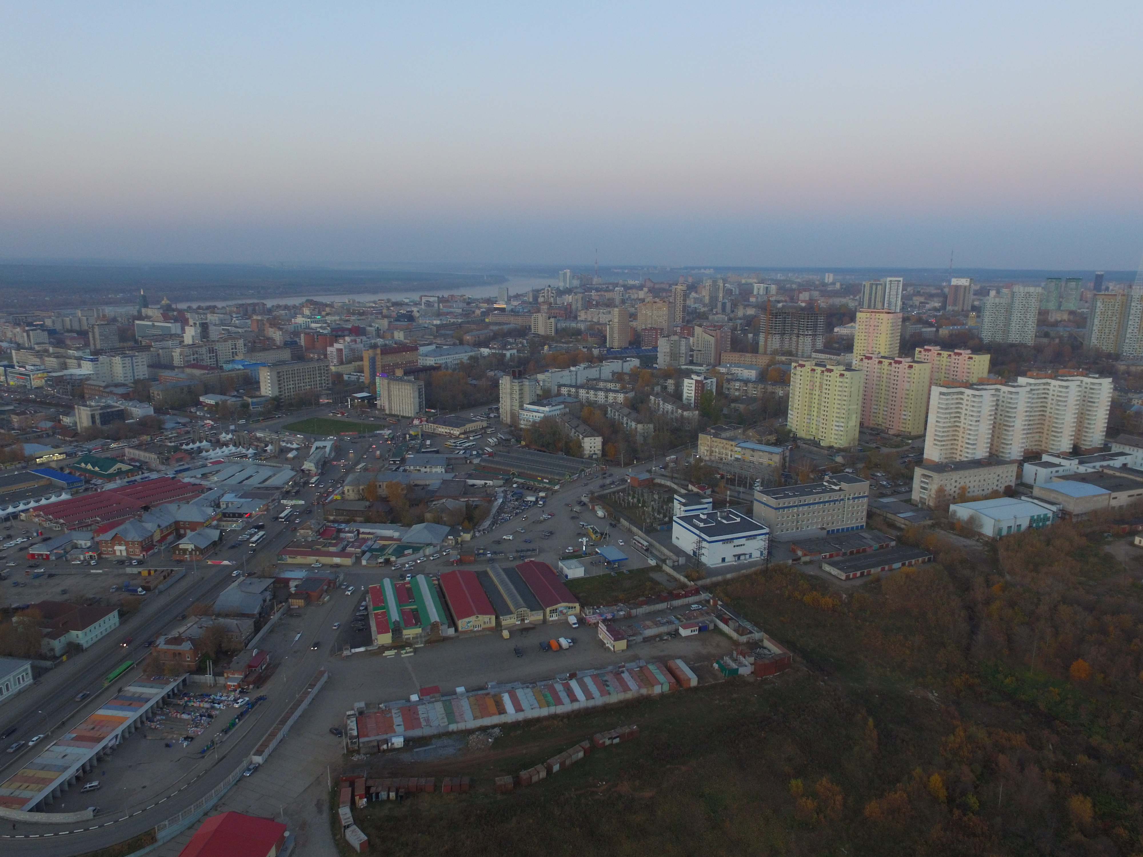 Фото перми с высоты птичьего полета